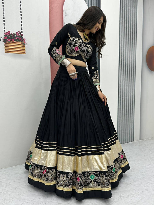 Buy Beautiful Trending Black Color Designer Lehenga Choli