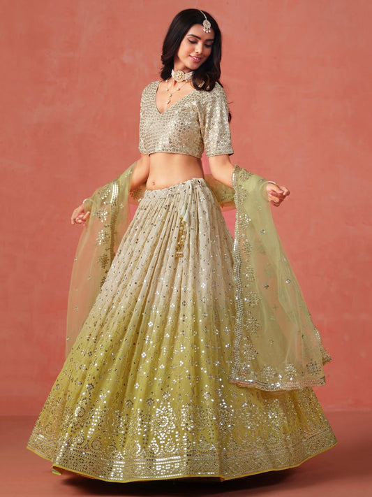 Haldi Function Special Trending Designer Lehenga Choli